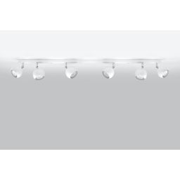 Sollux Lighting Oculare 6 lampa podsufitowa 6x40W biała SL.0442