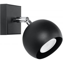 Sollux Lighting Oculare kinkiet 1x40W czarny SL.0443