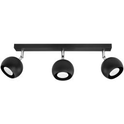 Sollux Lighting Oculare 3 lampa podsufitowa 3x40W czarna SL.0445