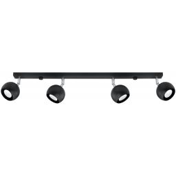 Sollux Lighting Oculare 4L lampa podsufitowa 4x40W czarna SL.0447