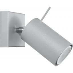 Sollux Lighting Ring kinkiet 1x40W szary SL.0449