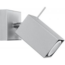 Sollux Lighting Merida 1 kinkiet 1x40W szary SL.0455