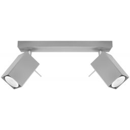 Sollux Lighting Merida 2 lampa podsufitowa 2x40W szara SL.0456