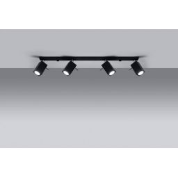Sollux Lighting Merida lampa podsufitowa 4x40W czarna SL.0459