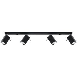 Sollux Lighting Merida lampa podsufitowa 4x40W czarna SL.0459