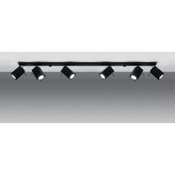 Sollux Lighting Merida lampa podsufitowa 6x40W czarna SL.0460