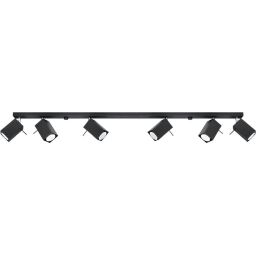 Sollux Lighting Merida lampa podsufitowa 6x40W czarna SL.0460