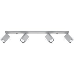 Sollux Lighting Merida 4 lampa podsufitowa 4x40W szara SL.0461