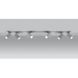 Sollux Lighting Merida lampa podsufitowa 6x40W biała SL.0464