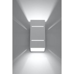 Sollux Lighting Blocco kinkiet 1x40W biały SL.0477
