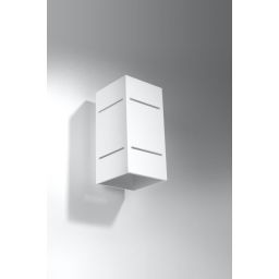 Sollux Lighting Blocco kinkiet 1x40W biały SL.0477