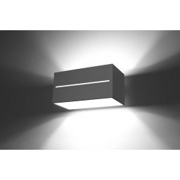 Sollux Lighting Lobo Maxi kinkiet 2x40W szary SL.0529