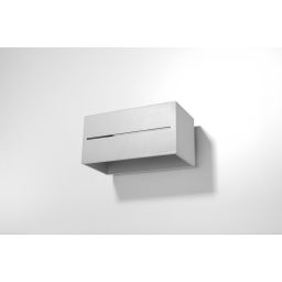 Sollux Lighting Lobo Maxi kinkiet 2x40W szary SL.0529