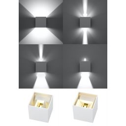 Sollux Lighting Luca kinkiet 1x6W LED biały SL.0544