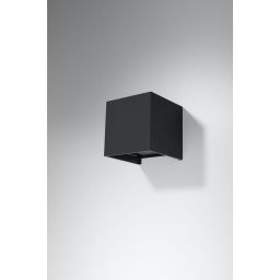 Sollux Lighting Luca kinkiet 1x6W LED czarny SL.0545