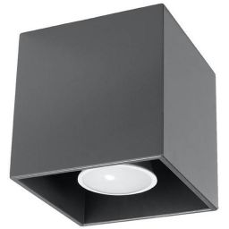 Sollux Lighting Quad 1 lampa podsufitowa 1x40W antracyt SL.0567