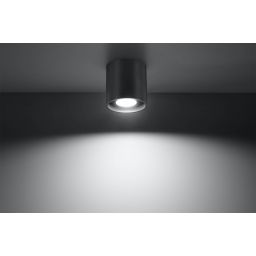 Sollux Lighting Orbis 1 lampa podsufitowa 1x40W antracyt SL.0568