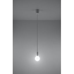 Sollux Lighting Diego lampa wisząca 1x60W biała SL.0569