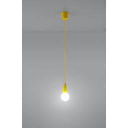 Sollux Lighting Diego lampa wisząca 1x60W żółta SL.0578