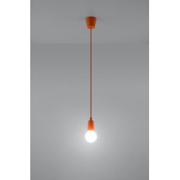 Sollux Lighting Diego lampa wisząca 1x60W pomarańczowa SL.0584