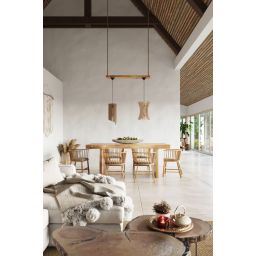 Sollux Lighting Alexia lampa wisząca 1x60W drewno SL.0640
