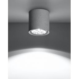 Sollux Lighting Cullo lampa podsufitowa 1x40W szara SL.0645