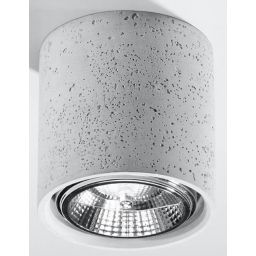 Sollux Lighting Cullo lampa podsufitowa 1x40W szara SL.0645