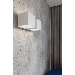 Sollux Lighting Quad 2 kinkiet 2x40W biały SL.0656
