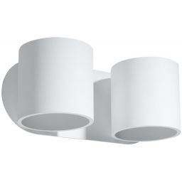 Sollux Lighting Orbis kinkiet 2x40W biały SL.0659