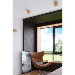 Sollux Lighting Ariz lampa podsufitowa 1x60W drewno naturalne SL.0675