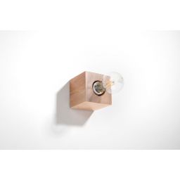 Sollux Lighting Ariz kinkiet 1x60W drewno naturalne SL.0676