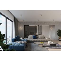 Sollux Lighting Salgado kinkiet 1x60W szary SL.0679