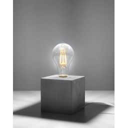 Sollux Lighting Ariz lampa biurkowa 1x60W szara SL.0683