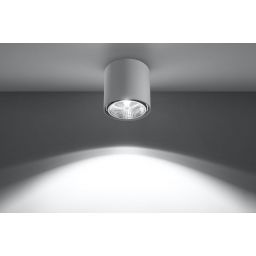 Sollux Lighting Tiube lampa podsufitowa 1x40W biała SL.0695