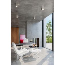 Sollux Lighting Blake lampa podsufitowa 1x40W szara SL.0699