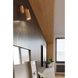 Sollux Lighting Berge lampa podsufitowa 2x40W brązowa/chrom SL.0702