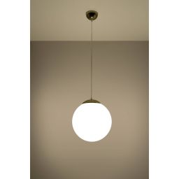 Sollux Lighting Ugo 30 lampa wisząca 1x60W biała/złota SL.0716