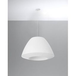 Sollux Lighting Bella lampa wisząca 3x60W biała SL.0733