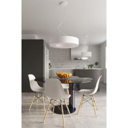 Sollux Lighting Saturno Slim lampa wisząca 6x60W biała SL.0753