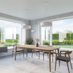 Sollux Lighting Skala lampa wisząca 5x60W biała SL.0757