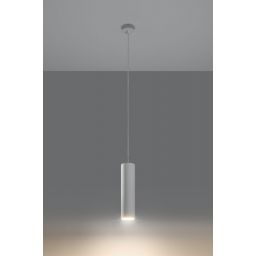 Sollux Lighting Nancy lampa wisząca 1x40W biała SL.0843