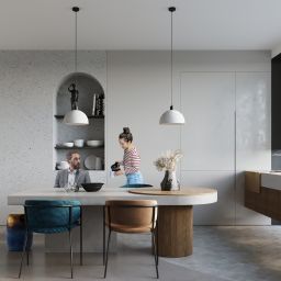 Sollux Lighting Pablito lampa wisząca 1x60W szary/czarny SL.0847