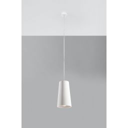 Sollux Lighting Gulcan lampa wisząca 1x60W biała SL.0849