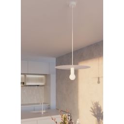 Sollux Lighting Flavio lampa wisząca 1x60W biała SL.0852