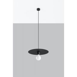 Sollux Lighting Flavio lampa wisząca 1x60W czarna SL.0853