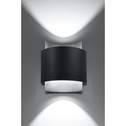 Sollux Lighting Impact kinkiet 1x40W czarny SL.0858