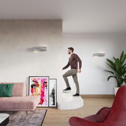 Sollux Lighting Sigma kinkiet 1x60W szary SL.0869