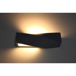 Sollux Lighting Sigma kinkiet 1x60W czarny SL.0870