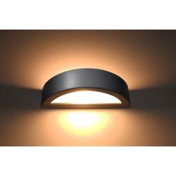 Sollux Lighting Atena kinkiet 1x60W szary SL.0873