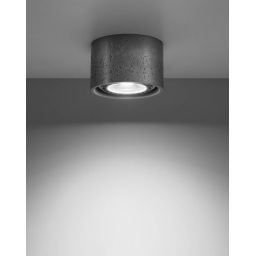 Sollux Lighting Basic lampa podsufitowa 1x40W szara SL.0881
